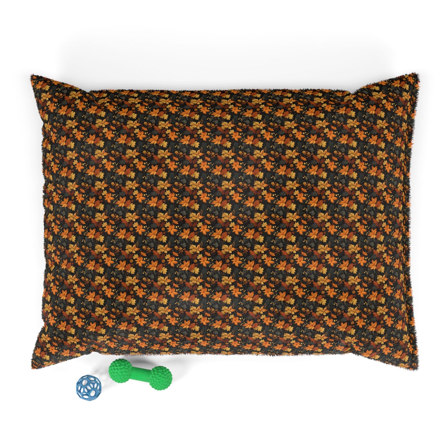 Cozy Floral Pet Bed, Autumn Inspired Dog & Cat Bed