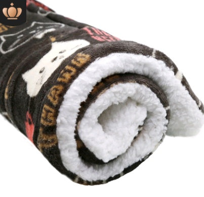 Adorable Soft Pet Cozy Blankets | Great for Dog & Cat