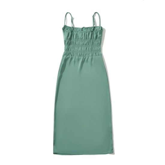 Strapless Elastic Waist Dress