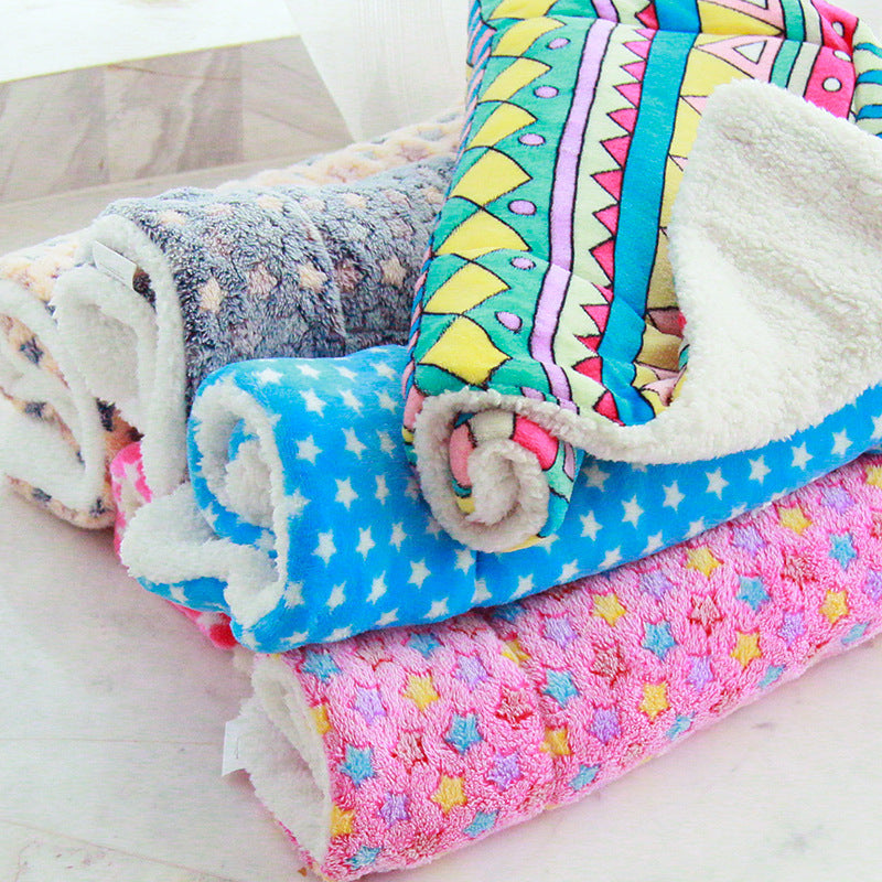 Adorable Soft Pet Cozy Blankets | Great for Dog & Cat