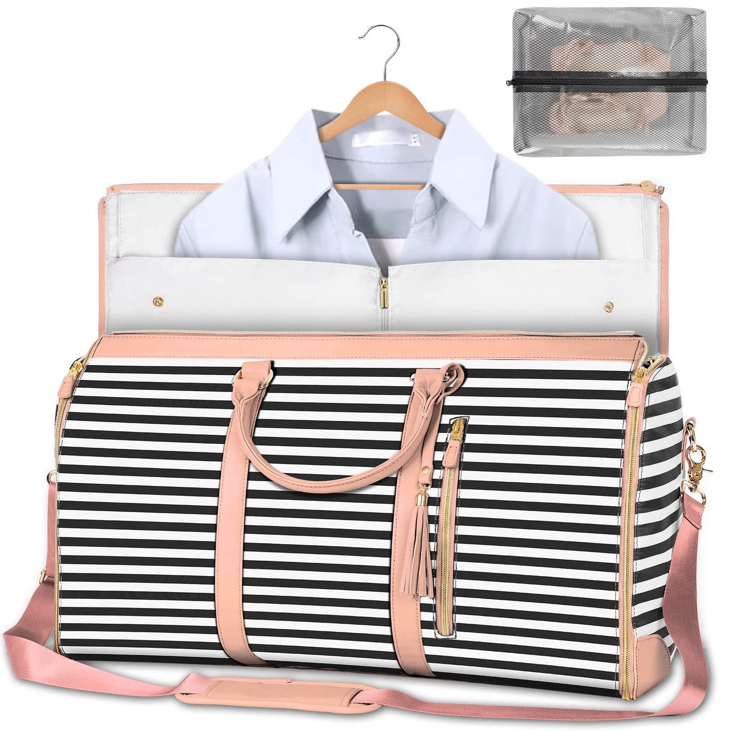 Large Capacity Travel Duffle Bag | Women's Folding Waterproof Suit Tote Bag