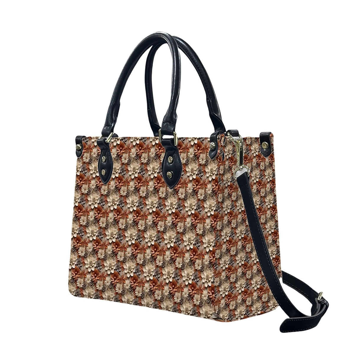 Pretty 3D Floral Pattern Tote Bag for Women