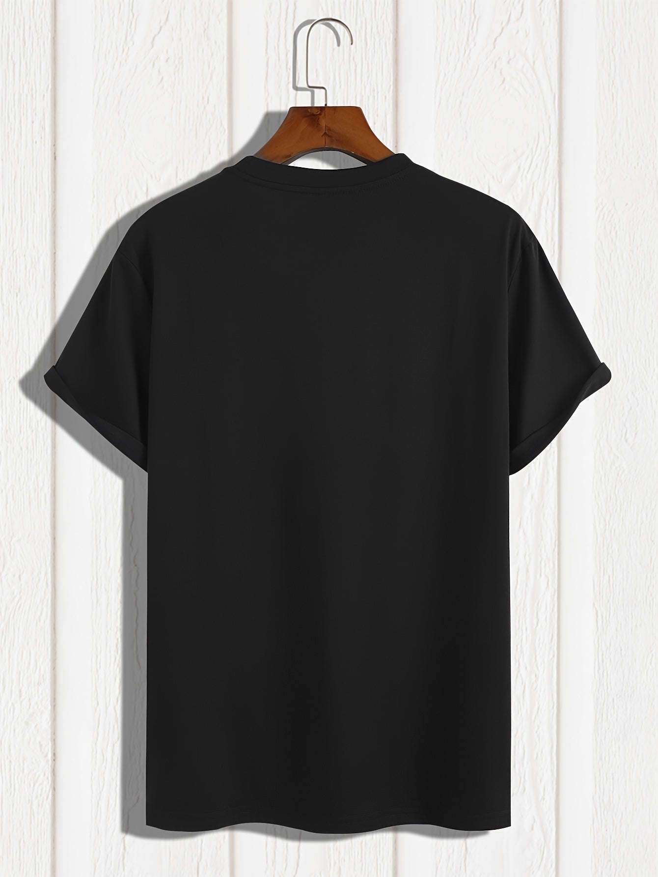 Men's T-shirt, Sunglasses Bear Print Short Sleeved Round Neck T-shirt, Summer Casual Outdoor Comfortable Clothing
