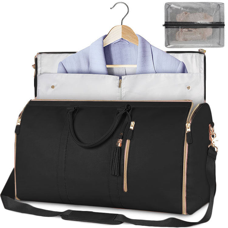 Large Capacity Travel Duffle Bag | Women's Folding Waterproof Suit Tote Bag