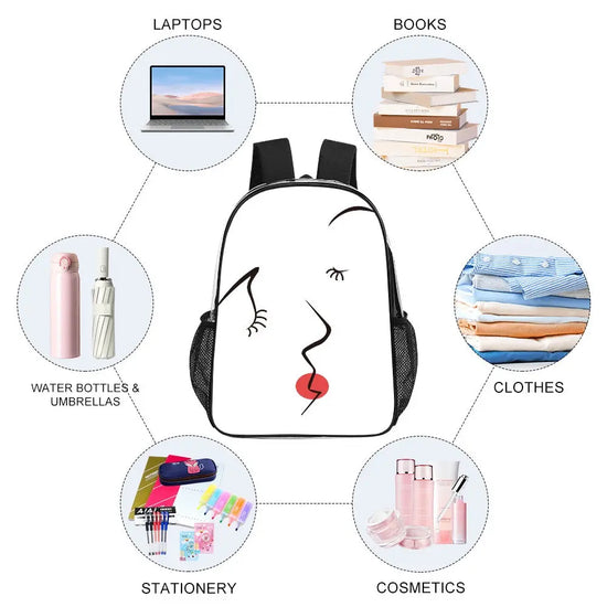 Unique Artistic Print Transparent Carry Bag - The Aurora Touch