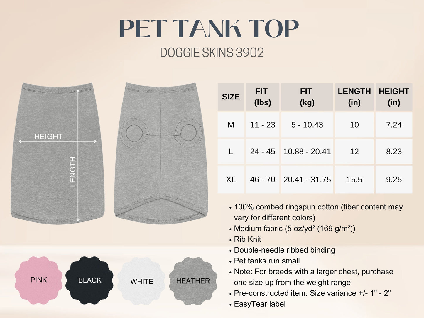 Lucky Charm Pet Tank Top, Dog Shirt, Cat Apparel, Cute Pet Clothing, St. Patrick's Day Outfit, Lucky Dog Gift