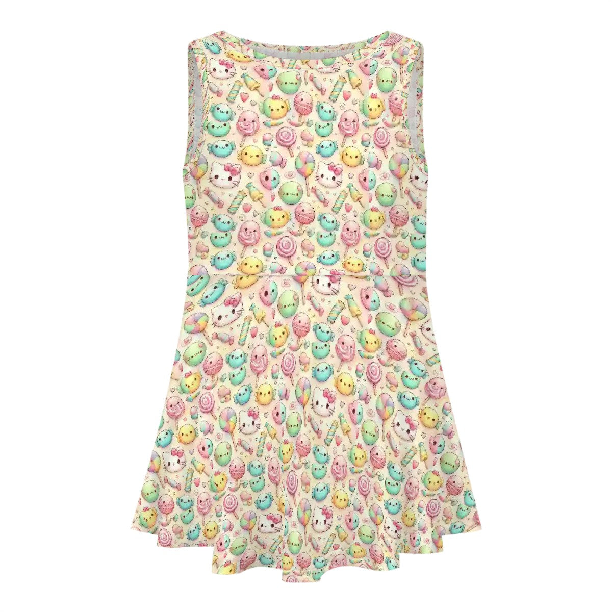 Kawaii Candy Design Pattern Girls Dress
