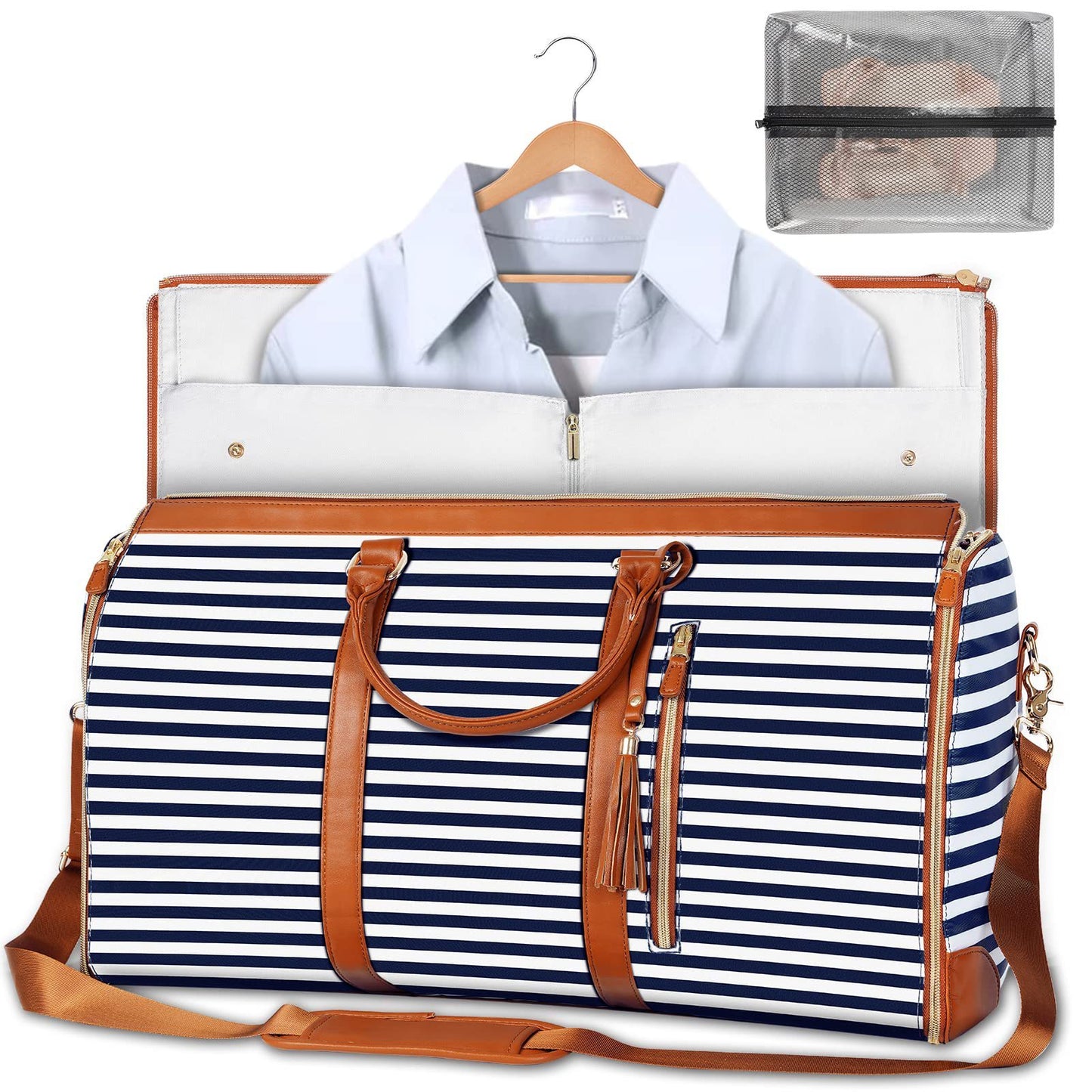 Large Capacity Travel Duffle Bag | Women's Folding Waterproof Suit Tote Bag