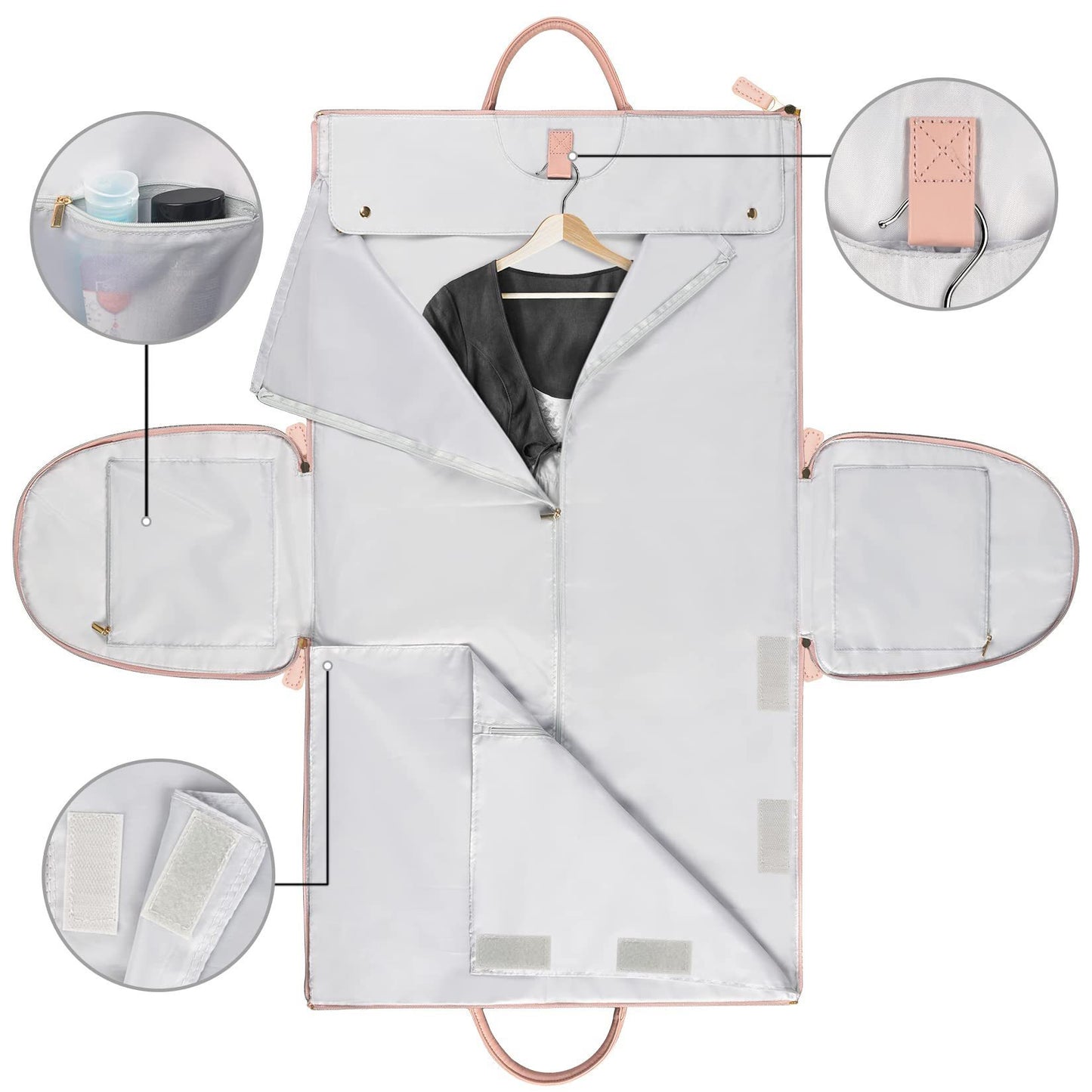 Large Capacity Travel Duffle Bag | Women's Folding Waterproof Suit Tote Bag