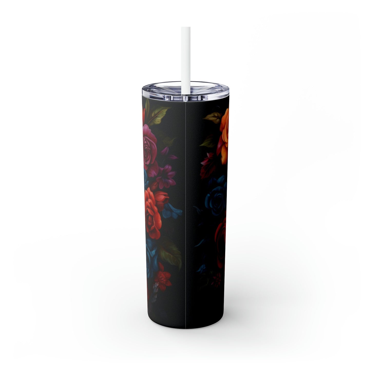 Cadaver Dia de Los Muertos Colorful 20oz Tumbler, Halloween Artistic Straw Cup, Day of the Dead Design Mug, Unique Gift, Festive Drinkware