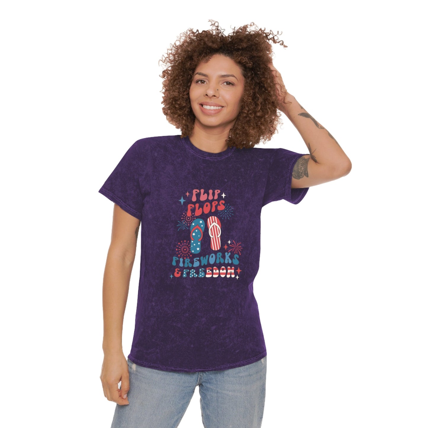 4th of July Mineral Wash T-Shirt, Men Mineral Wash Tshirt, Female Mineral wash tshirt, 4th of July Fun shirt, Independance Day Tshirt