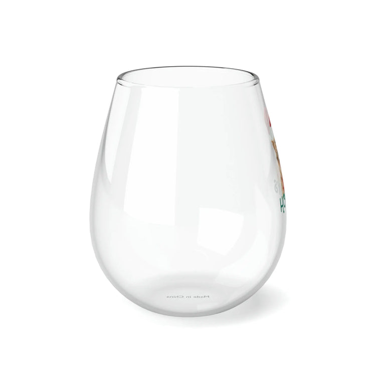 Golden Retriever Stemless Wine Glass - 11.75 oz Holiday Red Wine Glass - Perfect Christmas Gift for Dog Lovers! The Aurora Touch