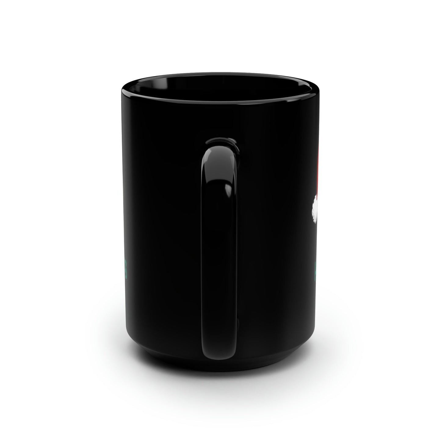 Black Mug, 15oz, ShitZu, Dog Lovers Mug, Holiday Mug, Tall Coffee Mug, Tea mug, Novelty Mug, Ceramic Mug, Xmas gift