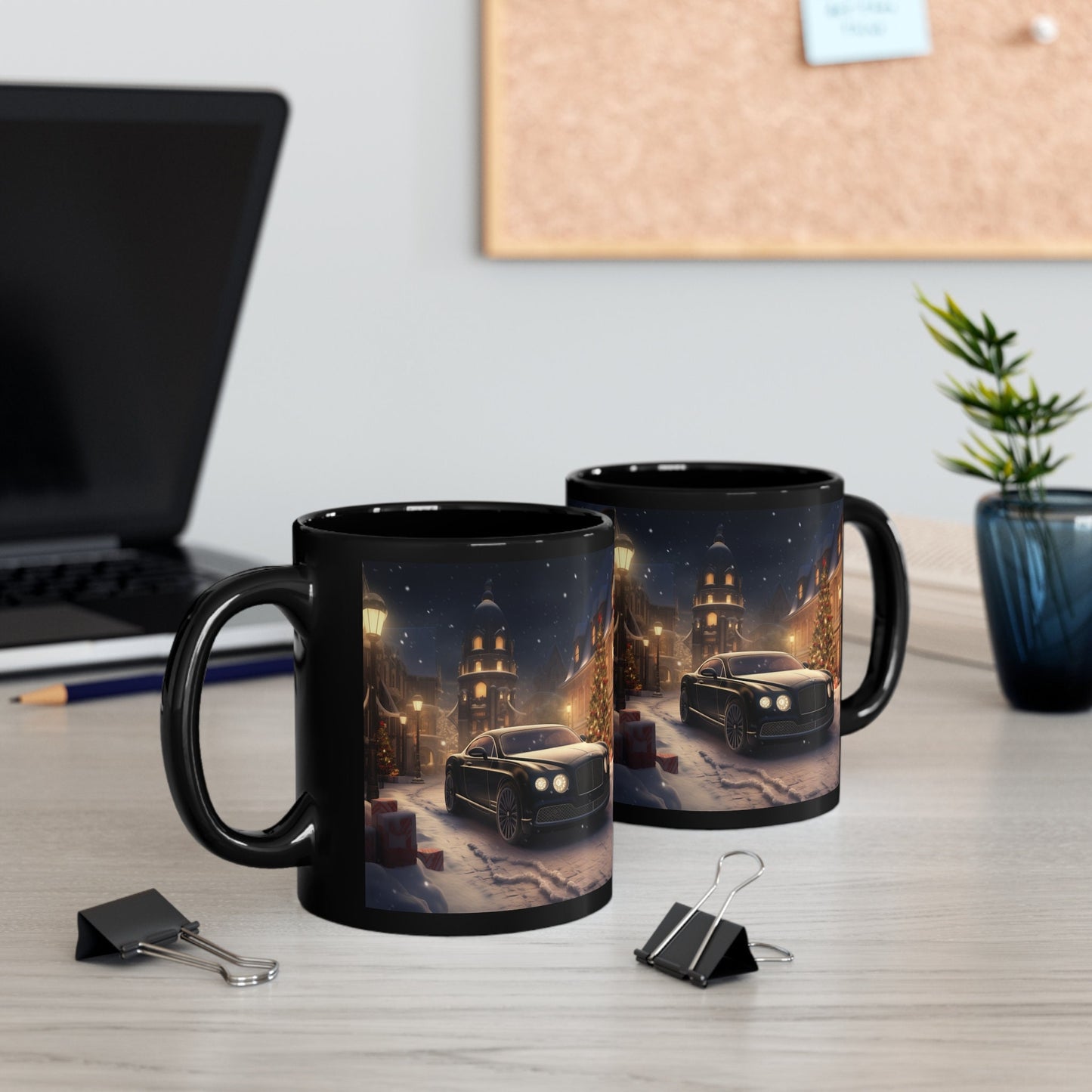 11oz Black Mug, Exotic Cars, Luxury Mug, Corporate Gifts, fancy Mugs, Beverly Hills, Office gifts, Holiday gifts