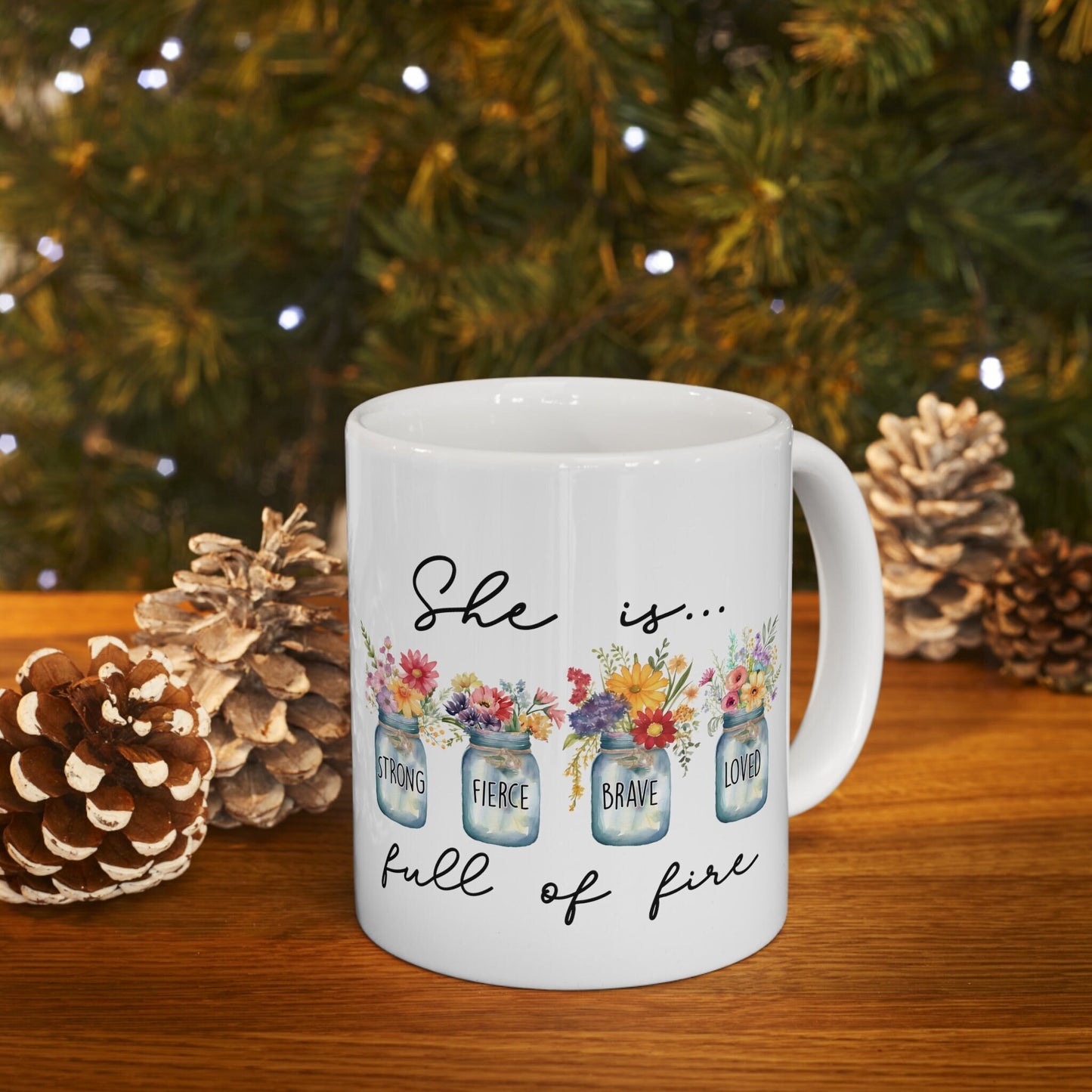 Ceramic Mug 11oz, Everyday mug, Inspirational Mug, Coffee Mug, Great Female gift, Empowerment mug, Positivity mug, Birthday girl gift