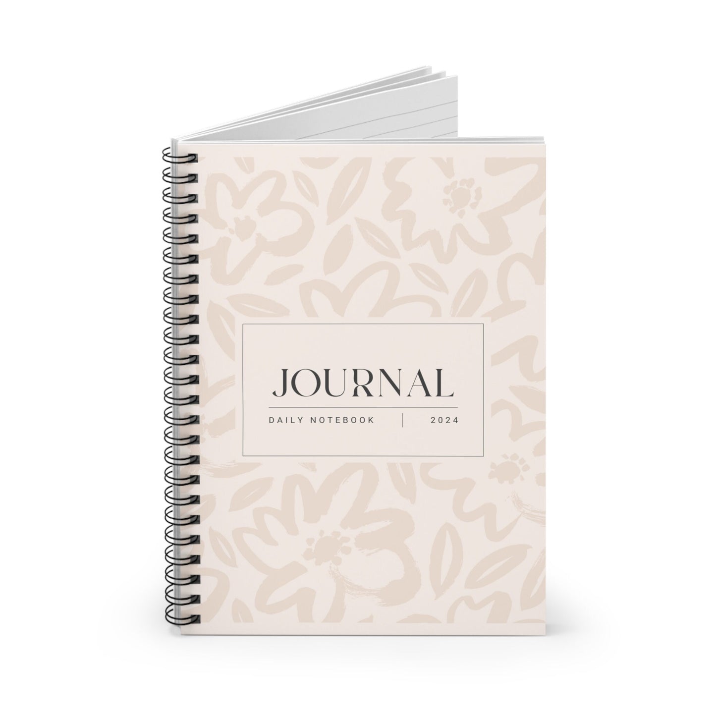 Spiral Notebook - Ruled Line, Personal Daily Writing Journal, Poem Notebook, Daily Diary , Daily notebook, Recipe Pad, Pretty Notepad