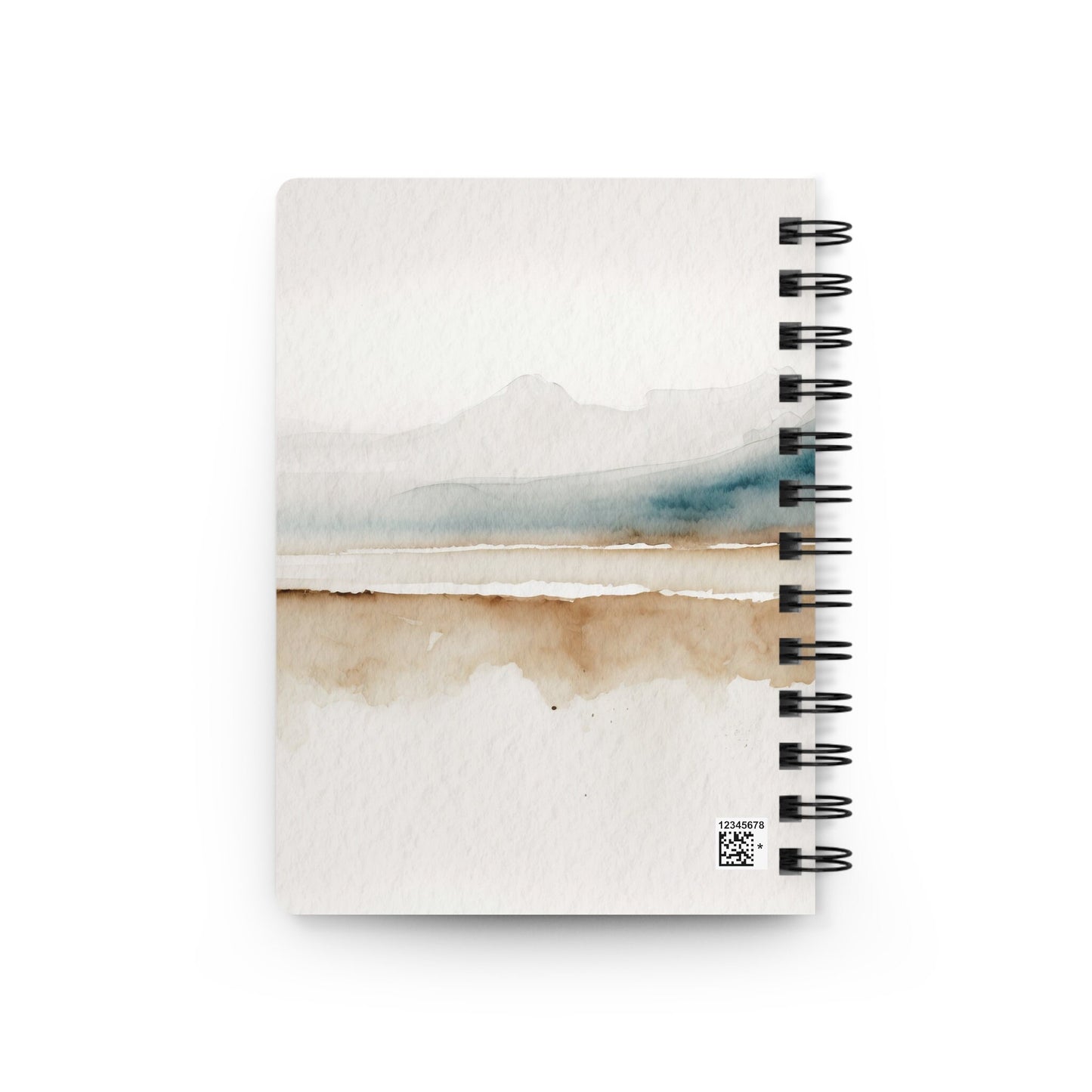 Personalized Spiral Bound Journal, Minimalist Spiral Notebook, small daily journal, dreamer nightly journal, nice simple everyday notebook