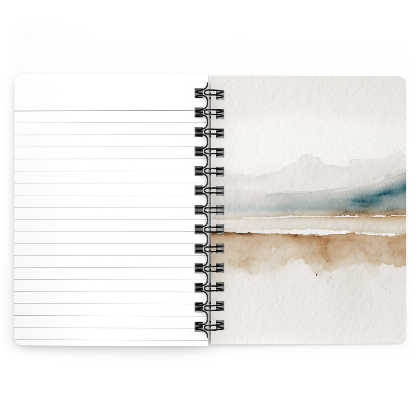Personalized Spiral Bound Journal, Minimalist Spiral Notebook, small daily journal, dreamer nightly journal, nice simple everyday notebook