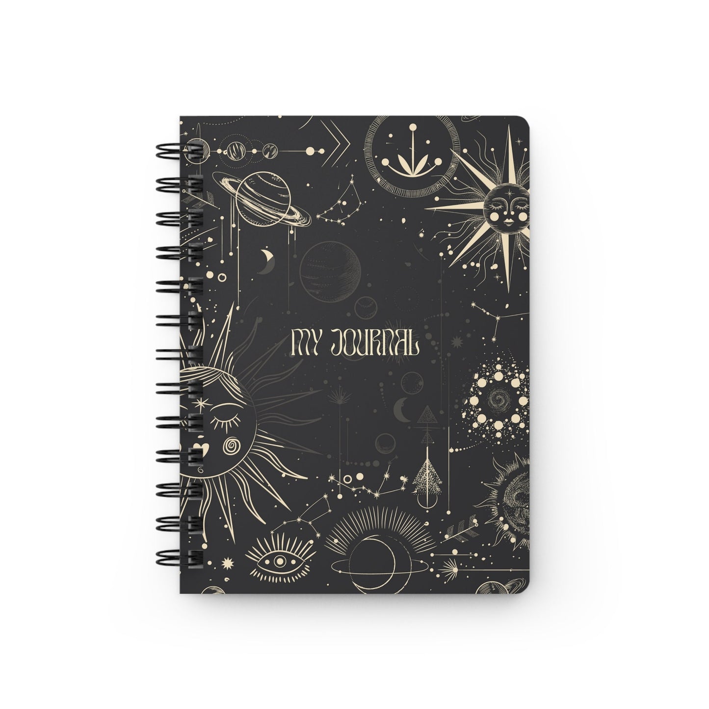 Spiral Bound Journal, Positive tarot personal daily meditation notebook writing diary journal for inspirational dream writing