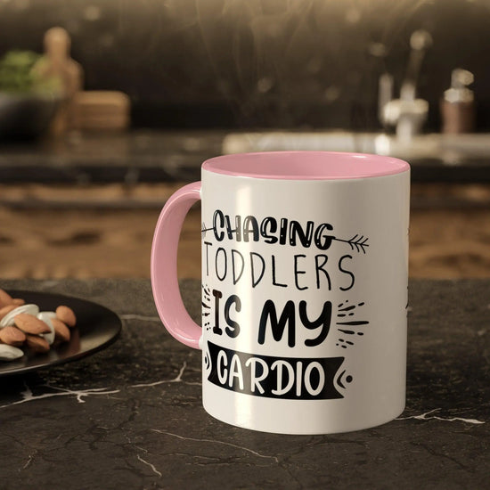 Colorful Mugs, 11oz Funny multicolor baby Mamma sarcastic coffee tea hot beverage kitchen decor silly cup for Mom The Aurora Touch
