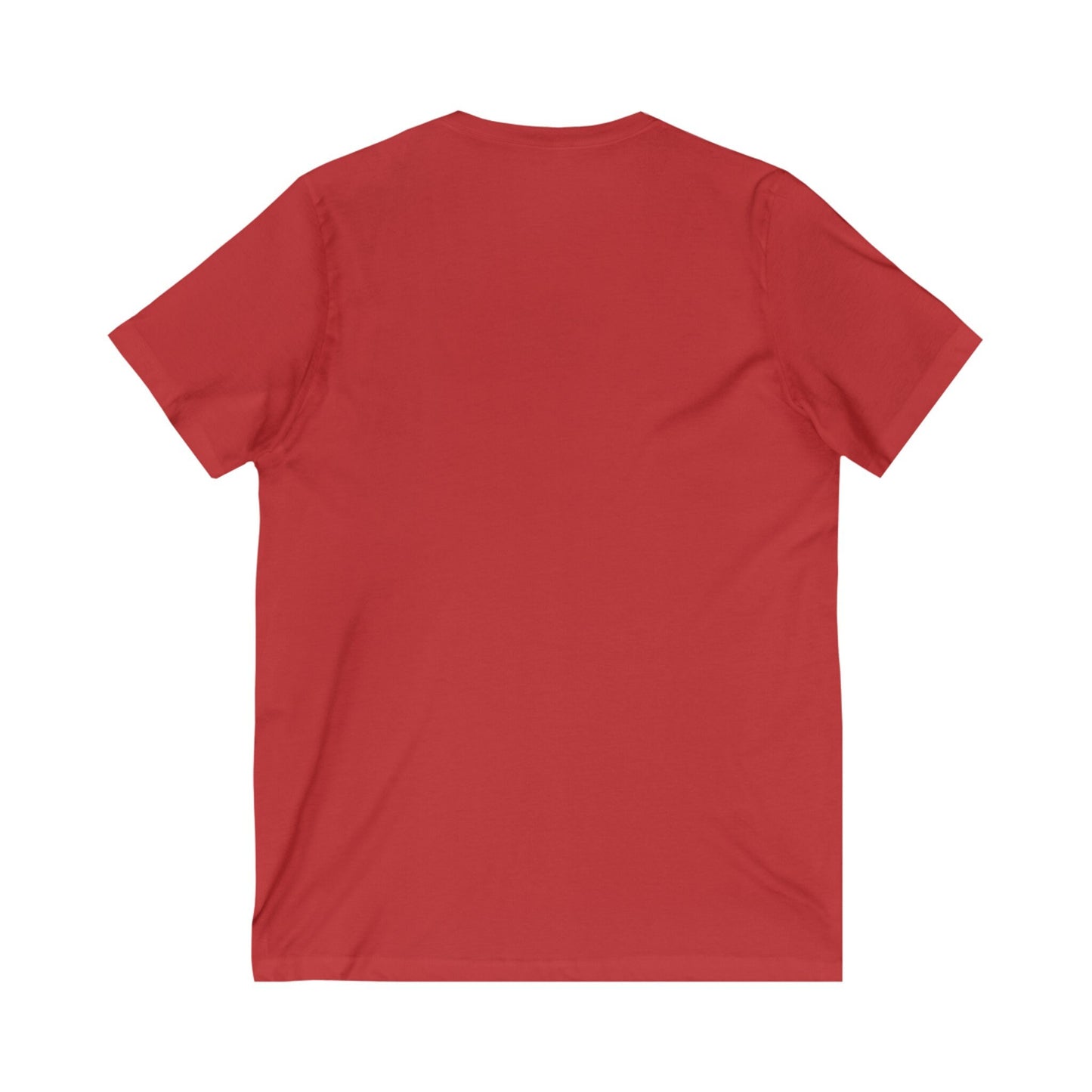 Unisex Jersey Short Sleeve V-Neck Tee, Humorous casual wear, Simple Minimilist Shirt, Cool Light Clothing wear, AllGender Wear