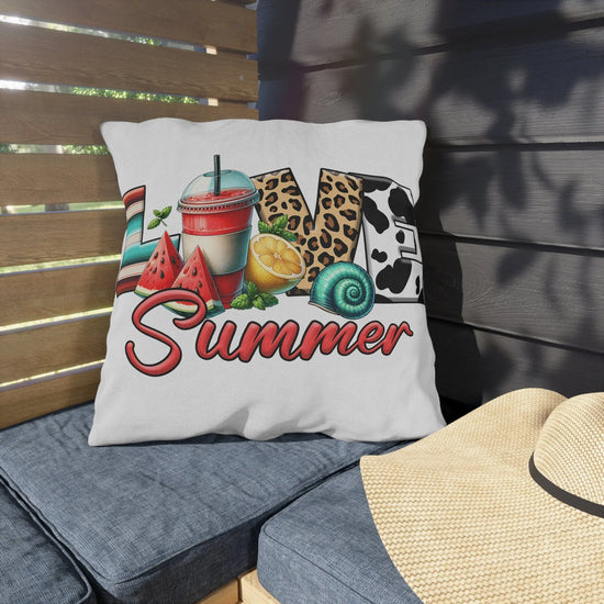 Outdoor Pillows, Summer outside patio furniture throw pillow, Poolside lounge pillow, Stylish Custom poolside lounge pillow The Aurora Touch