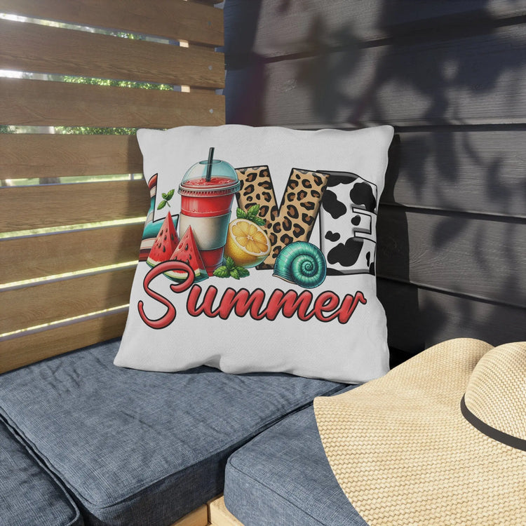 Outdoor Pillows, Summer outside patio furniture throw pillow, Poolside lounge pillow, Stylish Custom poolside lounge pillow The Aurora Touch