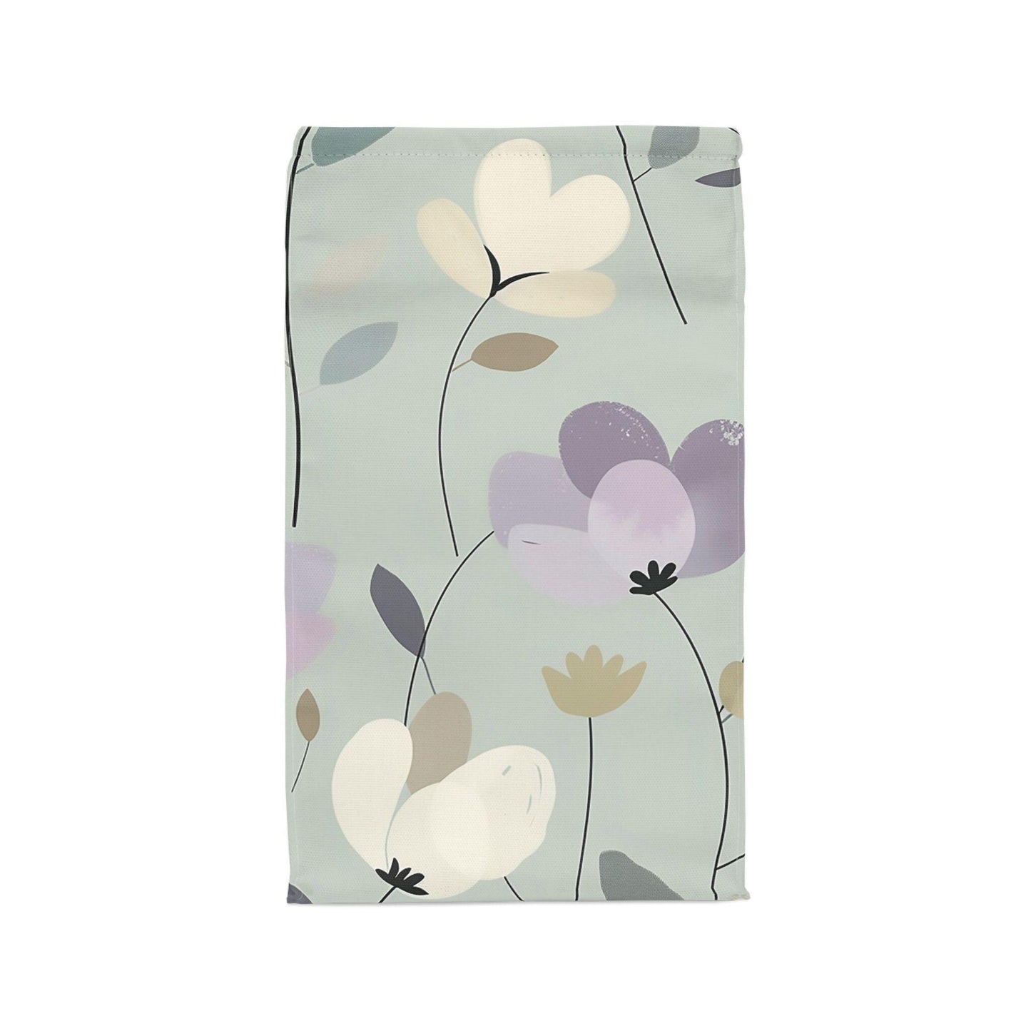 Polyester Lunch Bag, backtoschool easy opening floral design travel snack lunch food bag great for all ages