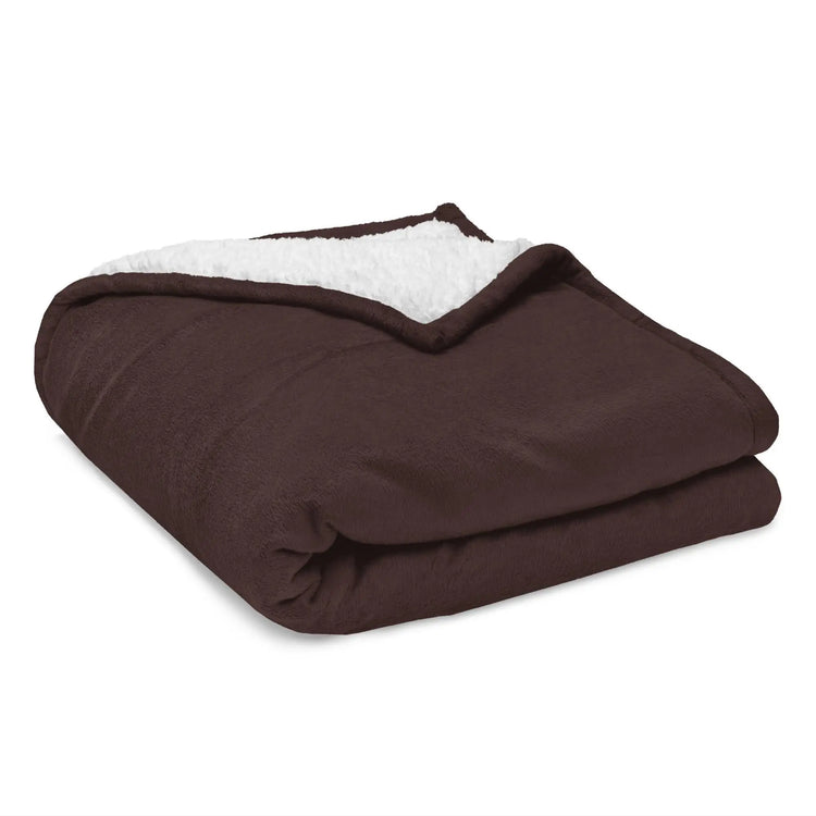 Premium sherpa blanket, embroidered faith inspirational soft plush comfy couch bed casual cozy throw blanket The Aurora Touch
