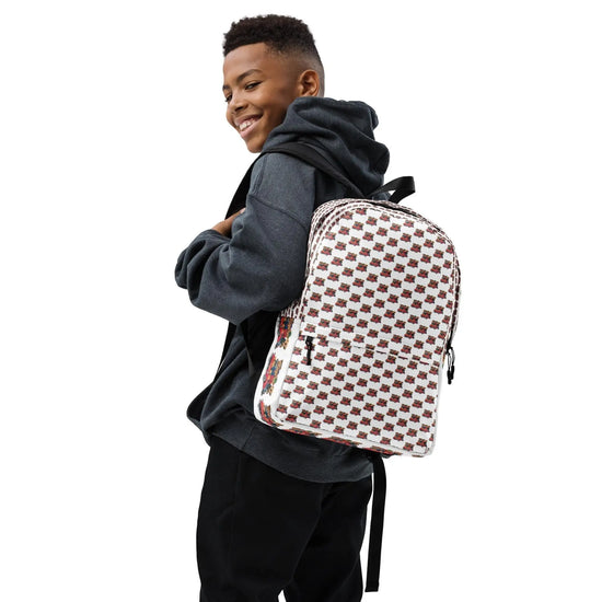 Backpack, Teddy bears in a car AOP back to school stylish cool young child book ipad computer crayons lunch back sack book bag The Aurora Touch