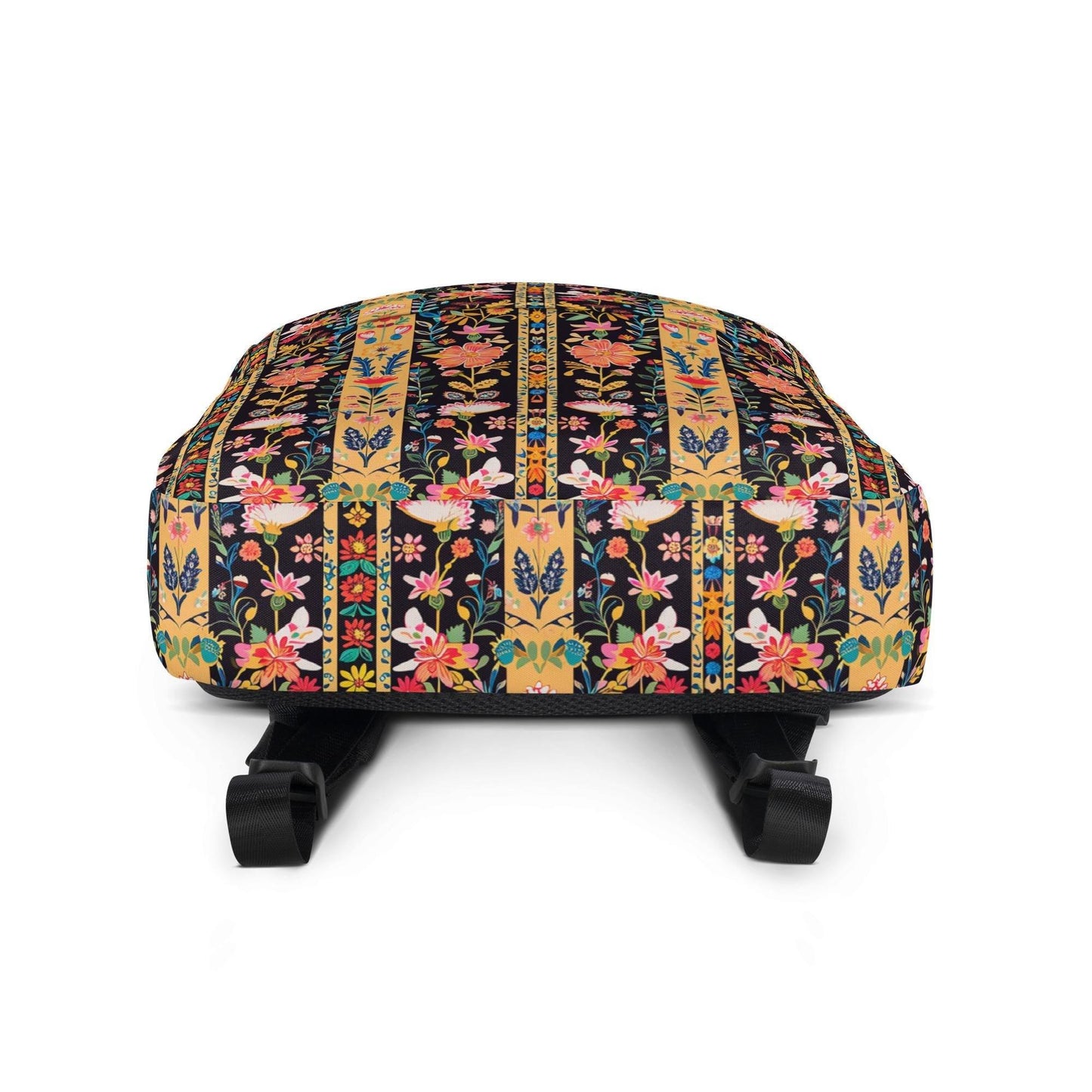 Mochila estilo bohemio, con estampado floral colorido por todas partes, ideal para el regreso a clases, diario, ropa para computadora, útiles escolares, bolso de libros vibrante para llevar a diario.