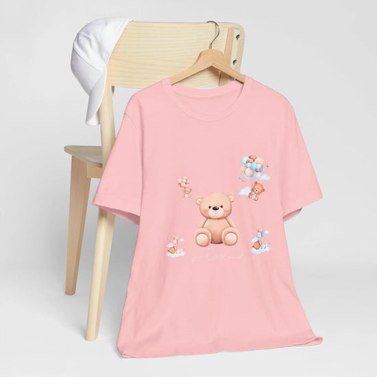 Unisex Teddy Bear Shirt, Cute female male back to school casual everyday jean minimilist simple teddy bear Tee