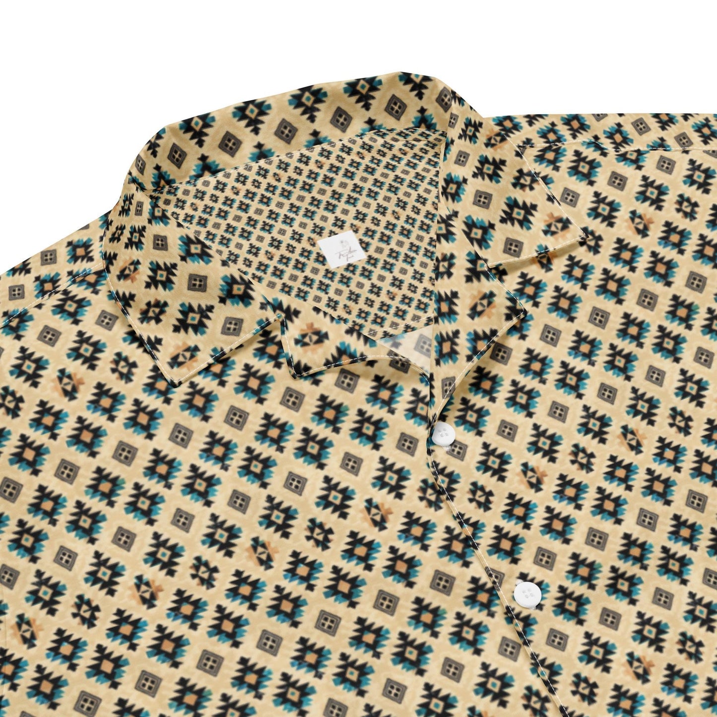 Men's Unisex casula native all over print pattern casual everyday holiday clothing wear feather light comfort button shirt