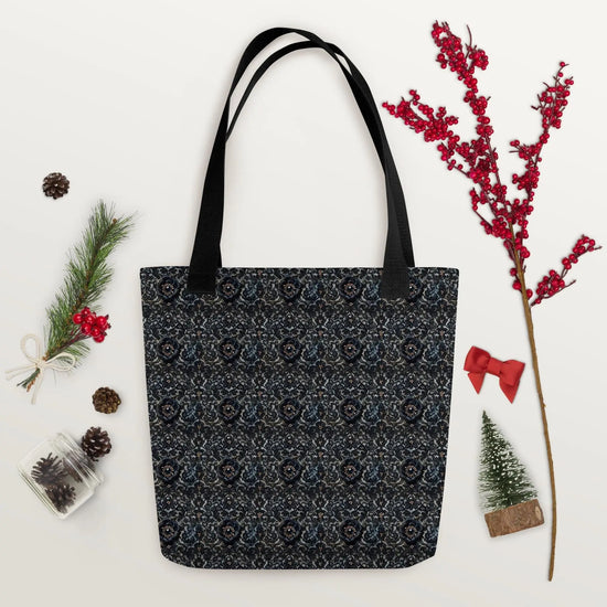 Holiday style lace design Tote bag casual everyday shopping office travel gym school gifting fancy stylish purse The Aurora Touch