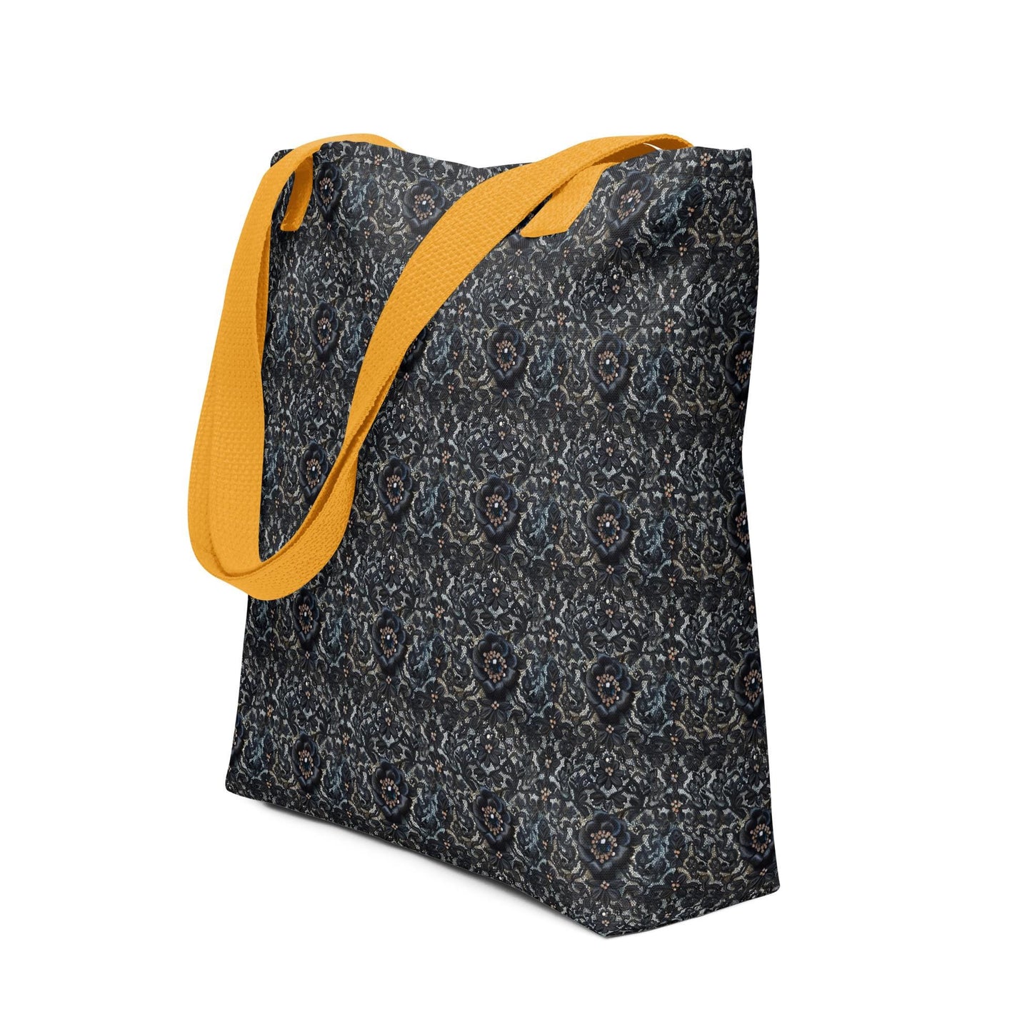 Holiday style lace design Tote bag casual everyday shopping office travel gym school gifting fancy stylish purse
