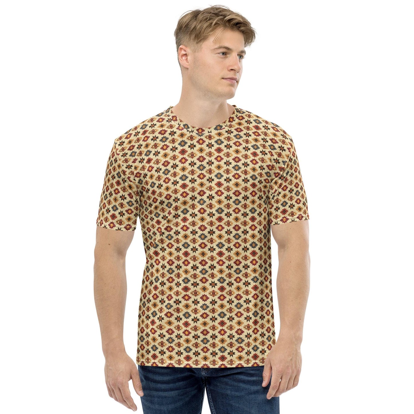 Men's Casual Trendy All Over Print Vibrant Style Wear