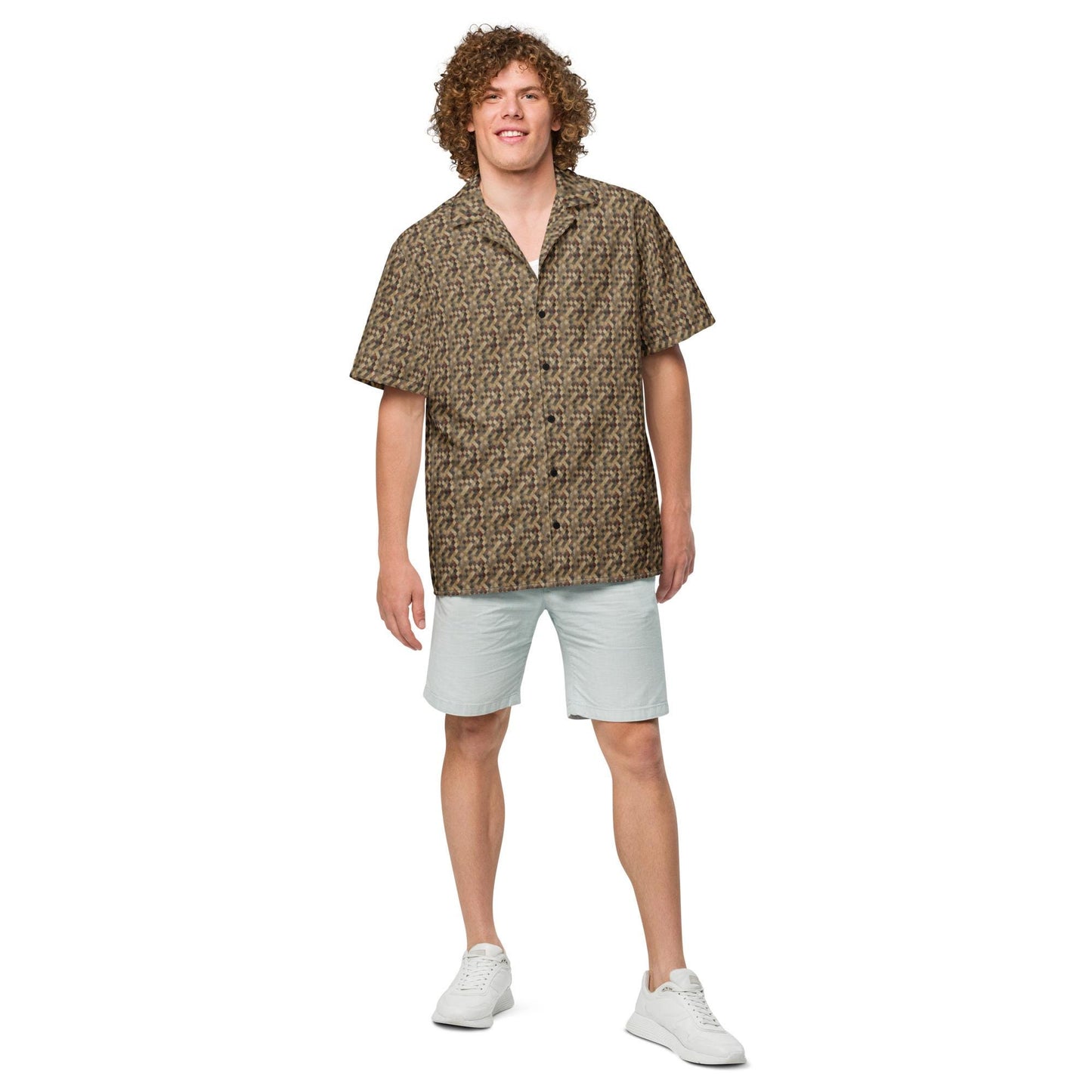 Men button up shirt Unisex casual gothic style light material everyday use travel shopping all occasion comfort Male top