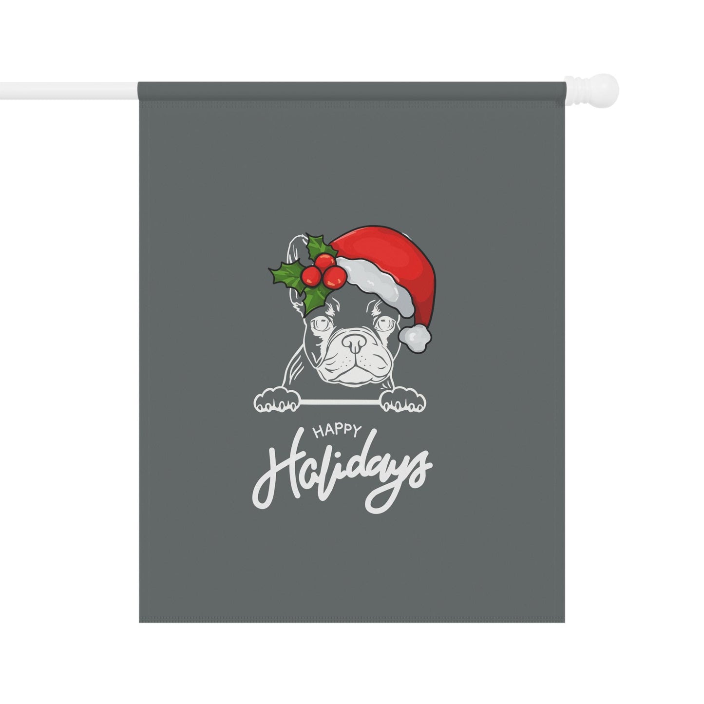 Garden & House Banner, Outdoor Holiday Decor, Christmas decor, Front Door Ornaments, Holiday Banner, Pet Lover gift, Family gift