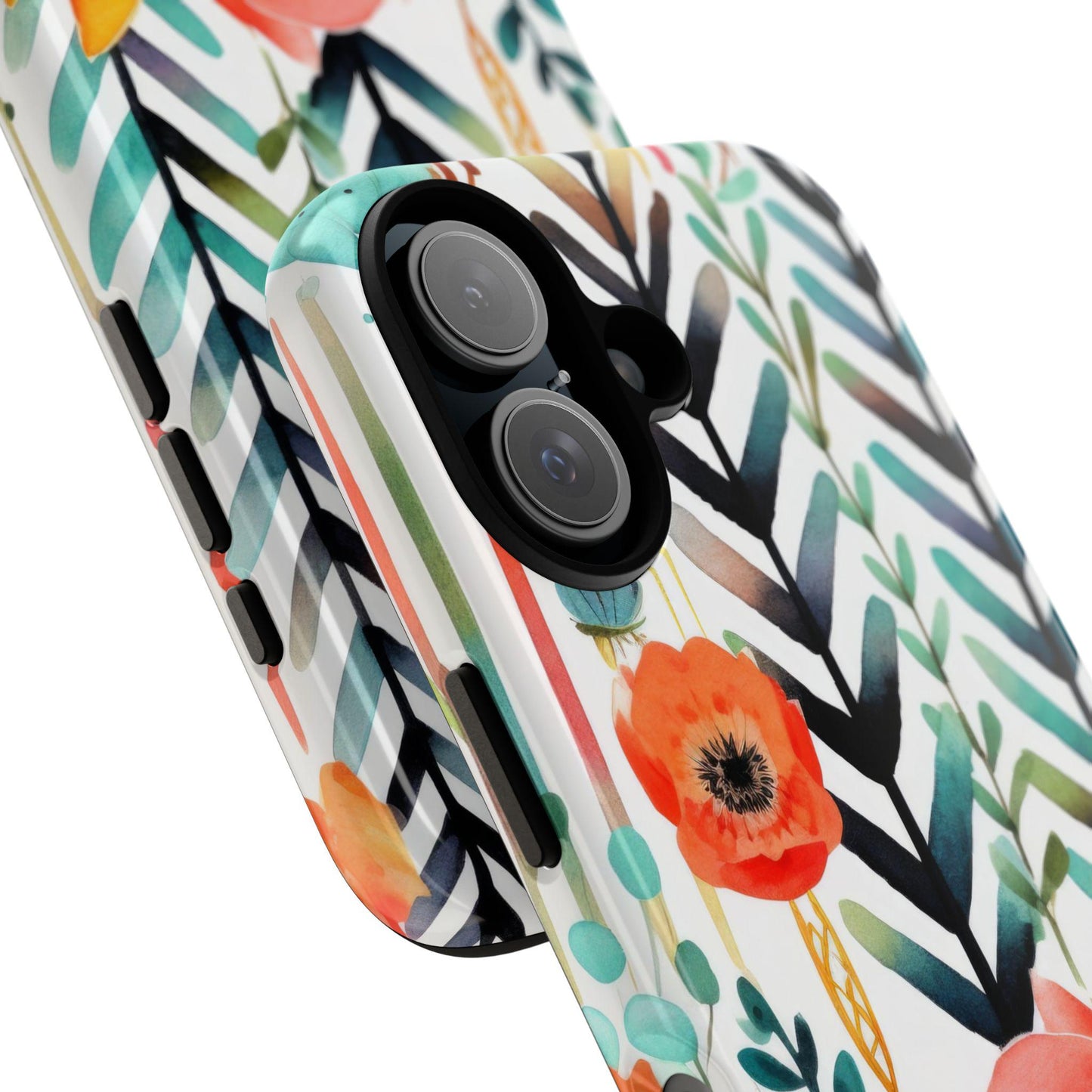Floral Tough Phone Case | Vibrant, Durable, Gift for Her, Women's Accessories, Nature Lover, Birthday, Mother's Day