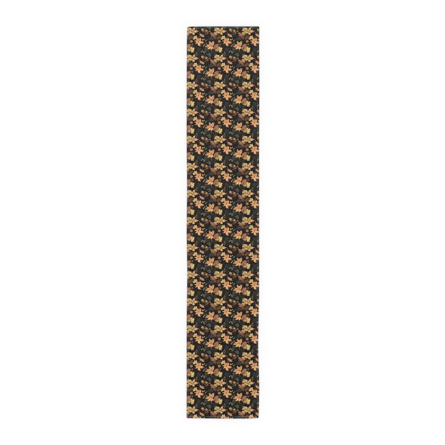Floral Table Runner - Stylish Cotton Poly Autumn Decor for Dining, Elegant Home Accents, Perfect Thanksgiving and Holiday Gatherings, Unique