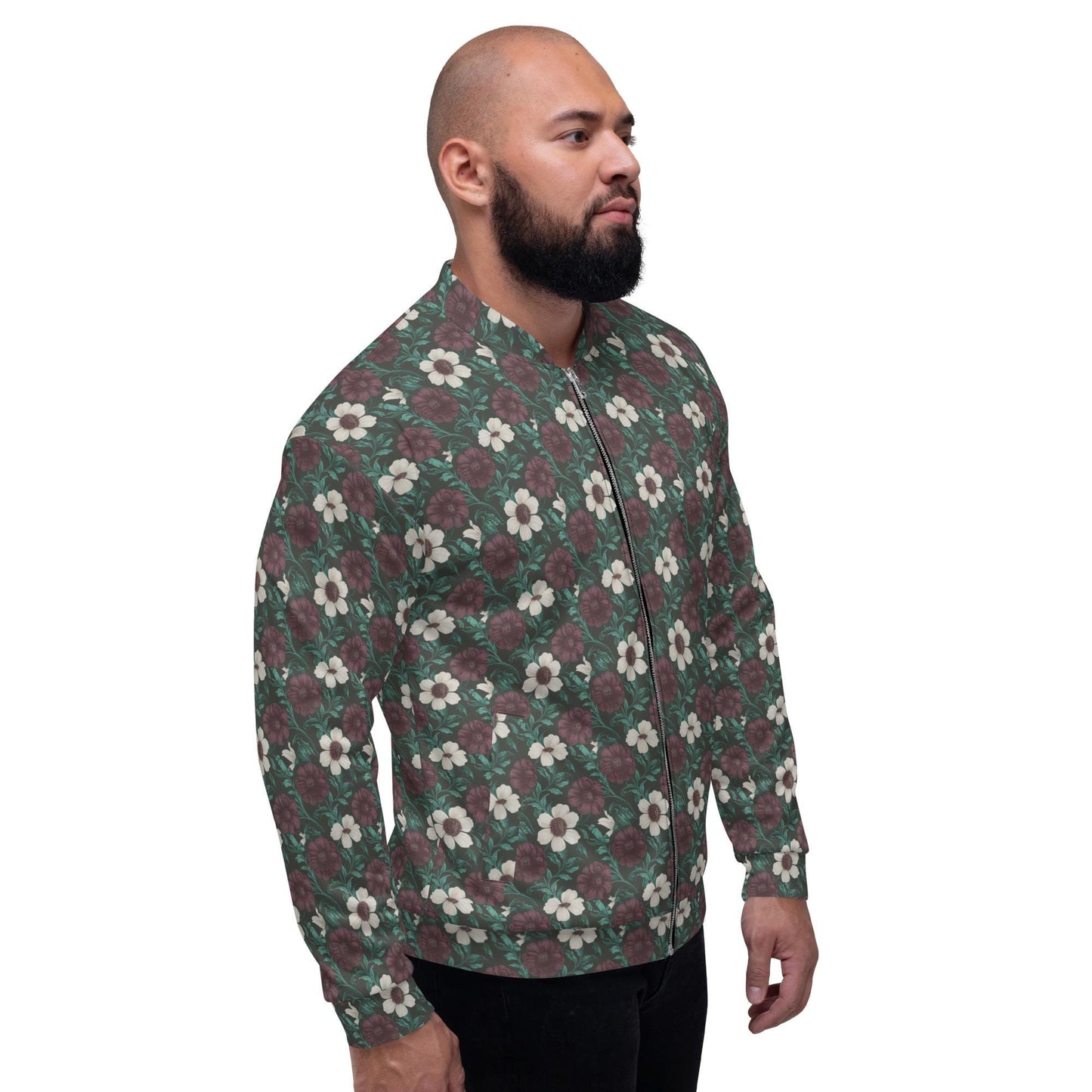 Vibrant Unisex Bomber Jacket - Stylish Everyday Wear & Night Out Essential | Unique Fashion Statement with Jeans or Hoodies