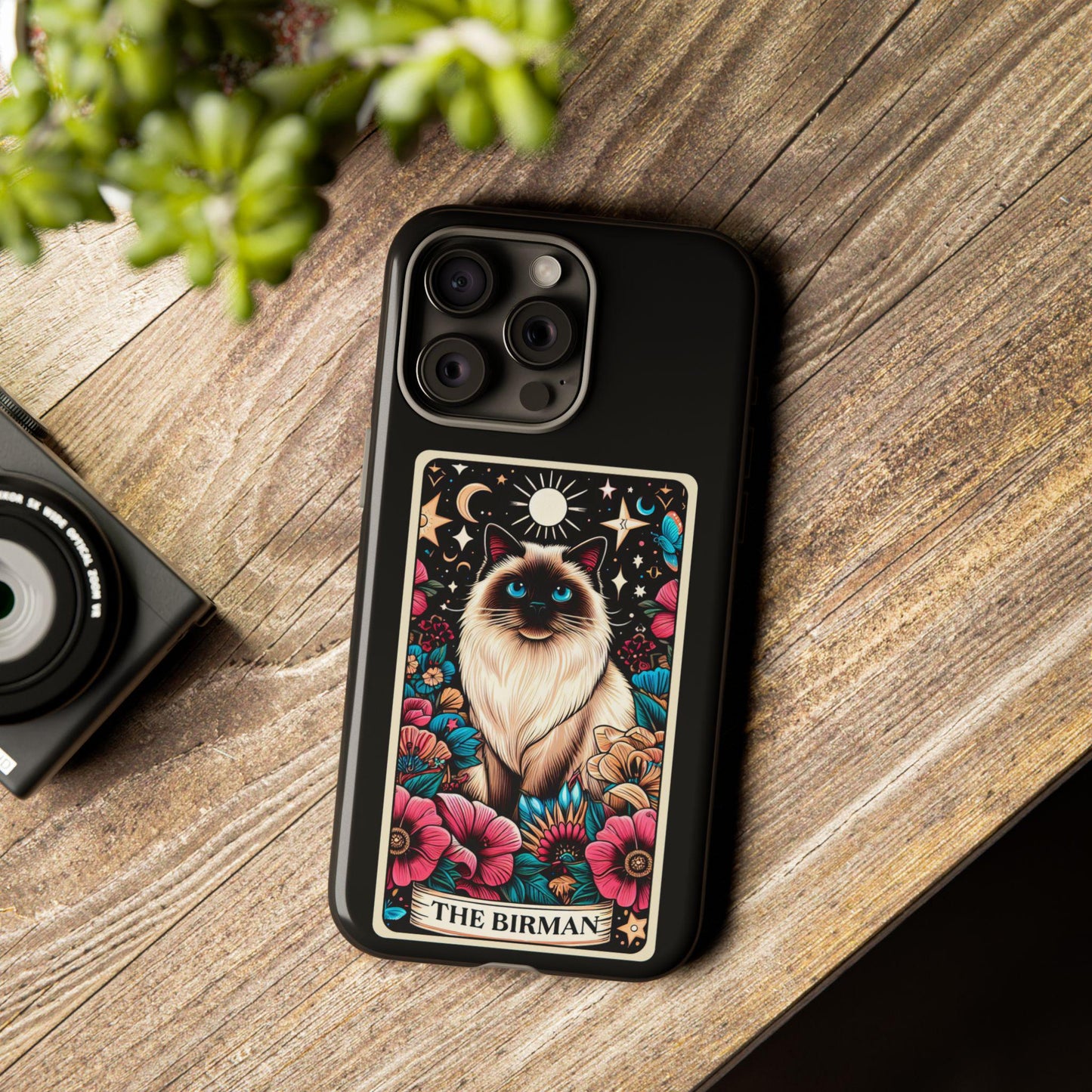 Tough Cases, Glossy Matte Phone Cover, The Birman Tarot Card, iPhone, Android, Sturdy Strong Stylish Hard Case