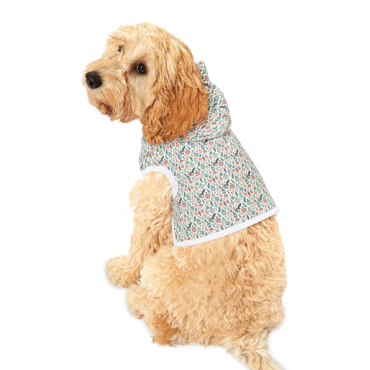 Floral Pet Hoodie - Cozy Dog Sweatshirt, Cute Cat Apparel, Spring Fashion for Pets, Perfect for Gifts and Holidays, Adorable Pet Outfit
