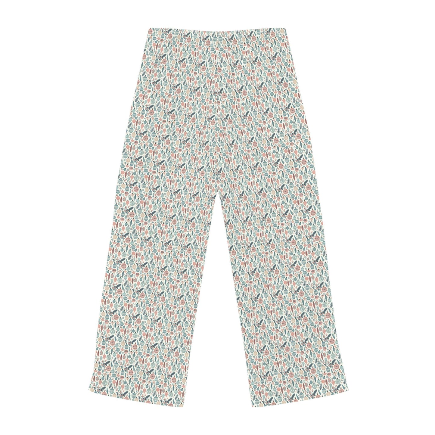 Cozy Floral Women's Pajama Pants, Relaxed Xmas Fit Sleepwear, Loungewear, Birthday Gift, Comfortable Nightwear