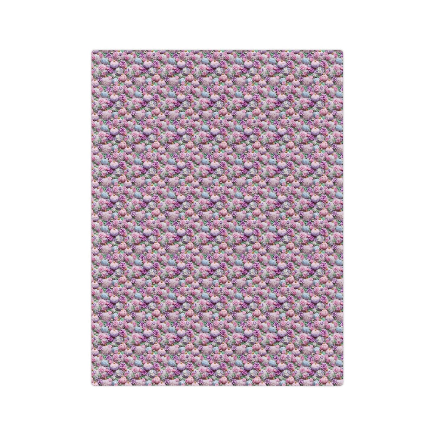 Floral Fall Velveteen Microfiber Blanket | Cozy Gift for Home, Sofa Throw, Bedroom Decor, Mother's Day, Baby Shower, Thanksgiving