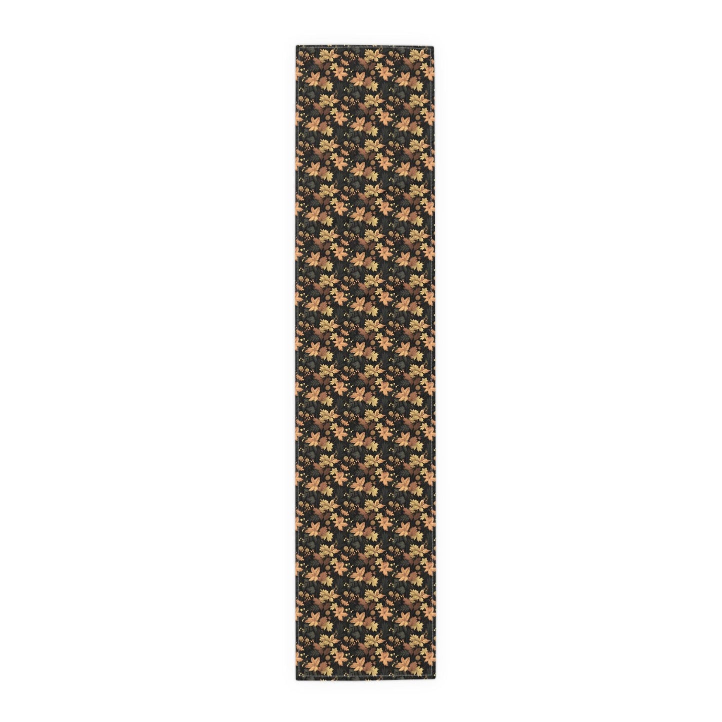 Floral Table Runner - Stylish Cotton Poly Autumn Decor for Dining, Elegant Home Accents, Perfect Thanksgiving and Holiday Gatherings, Unique