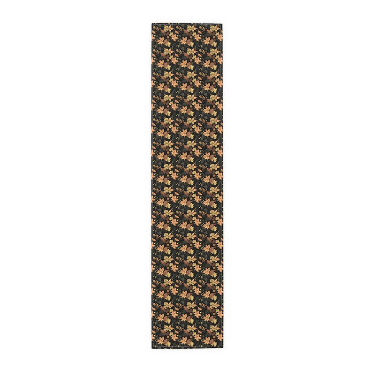 Floral Table Runner - Stylish Cotton Poly Autumn Decor for Dining, Elegant Home Accents, Perfect Thanksgiving and Holiday Gatherings, Unique The Aurora Touch