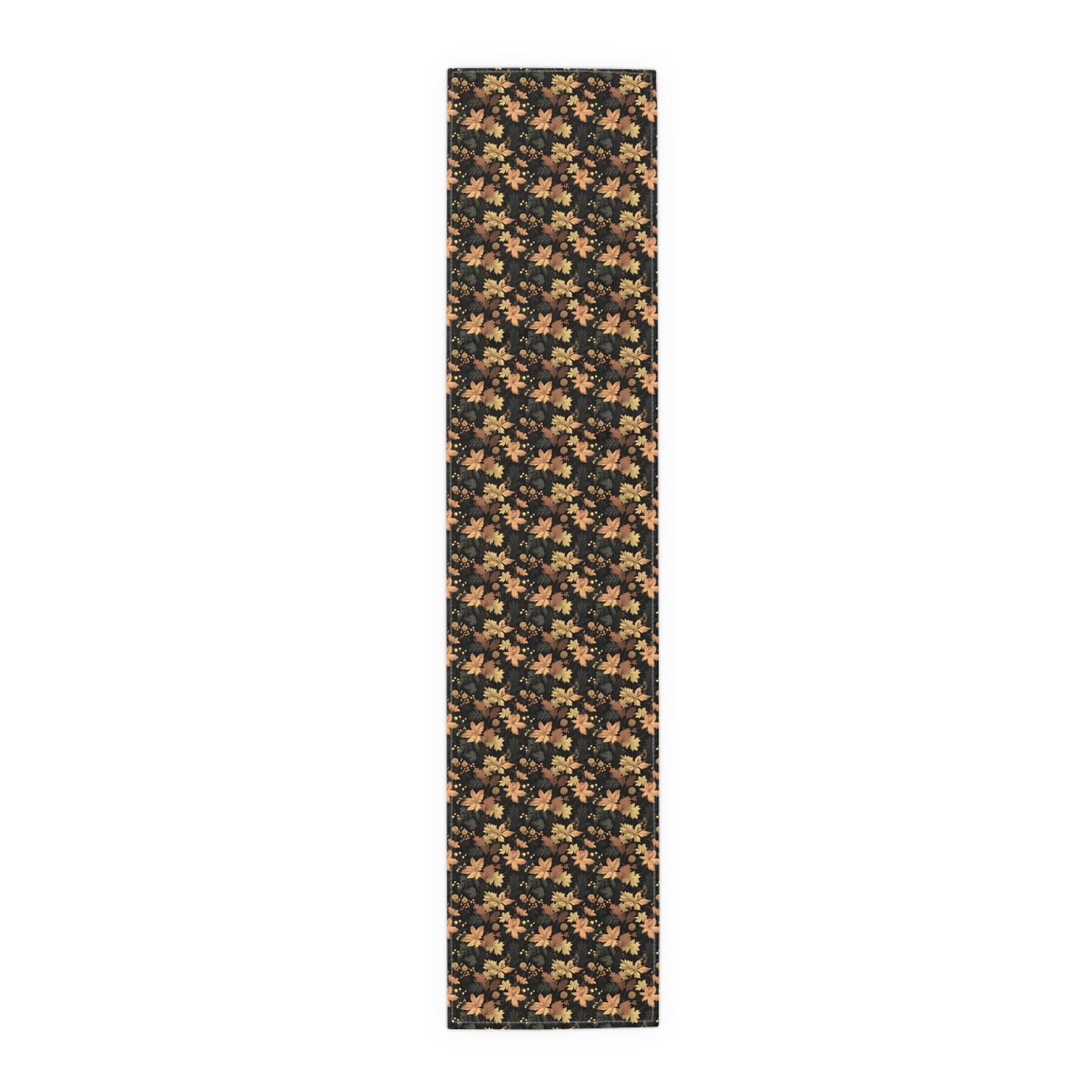 Floral Table Runner - Stylish Cotton Poly Autumn Decor for Dining, Elegant Home Accents, Perfect Thanksgiving and Holiday Gatherings, Unique