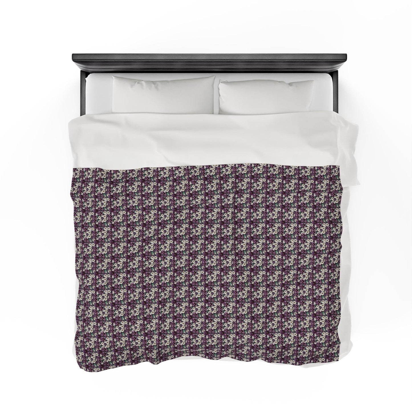 Cozy Velveteen Plush Blanket, Soft Blanket, Warm Throw, Home Decor, Gift for Her, Cozy Night In, Bedroom Accessory
