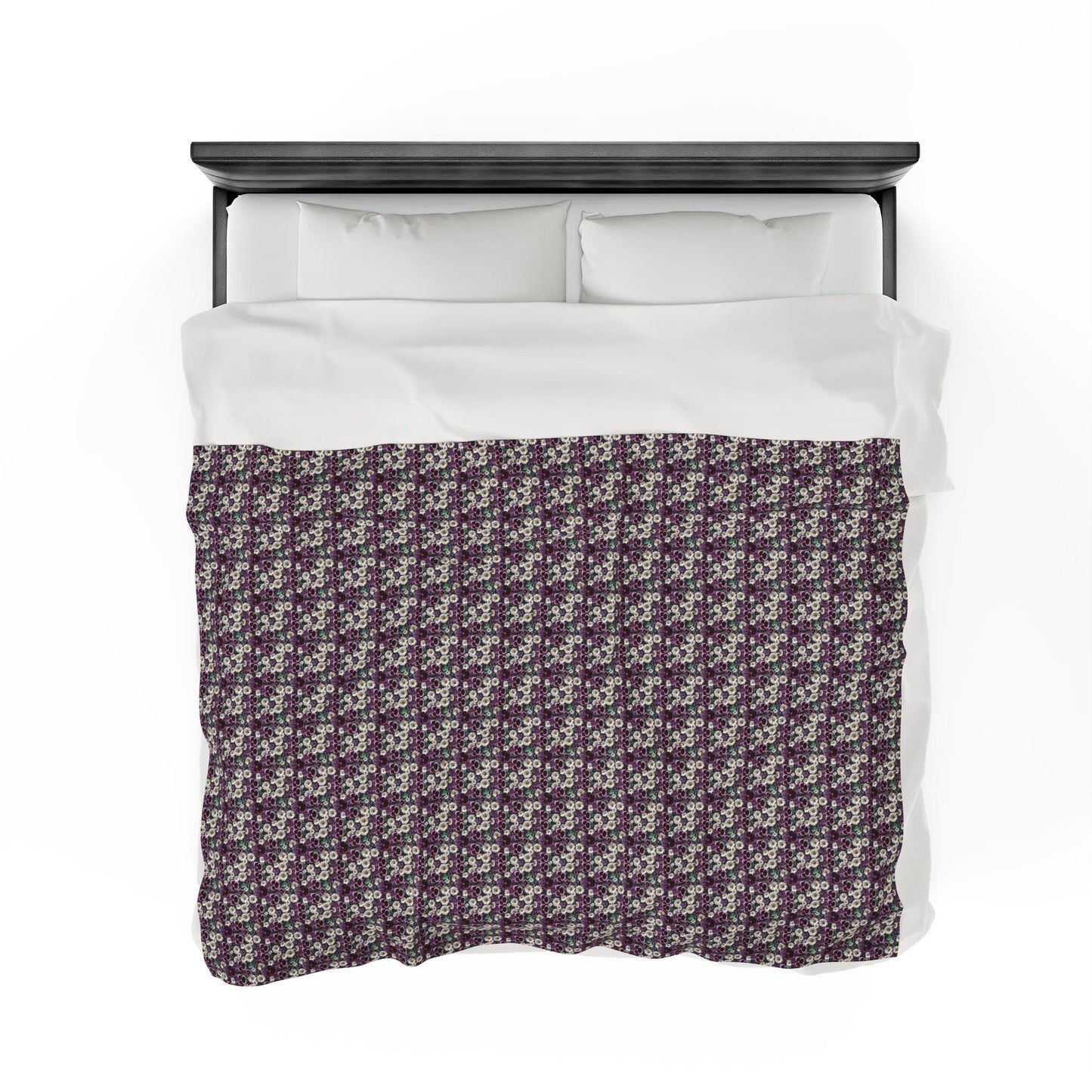 Cozy Velveteen Plush Blanket, Soft Blanket, Warm Throw, Home Decor, Gift for Her, Cozy Night In, Bedroom Accessory